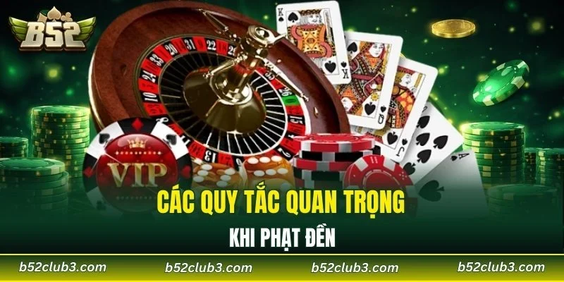 Các quy tắc quan trọng khi phạt đền