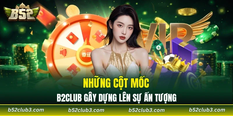 Các cột mốc ấn tượng của B52CLUB 