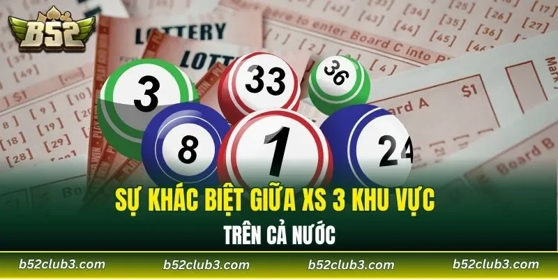 Sự khác biệt giữa 3 khu vực trên cả nước